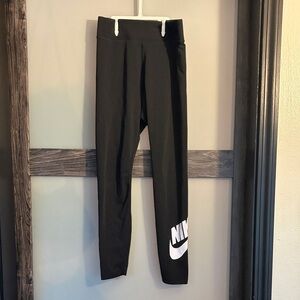 Nike Kids Black Leggings Size Medium